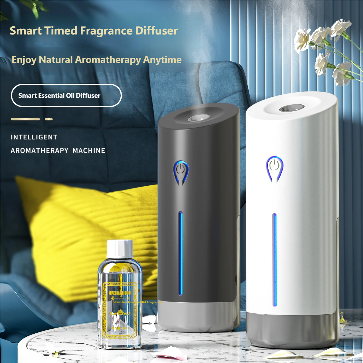 Wireless Essential Oil Diffuser with Timer & LED Indicator