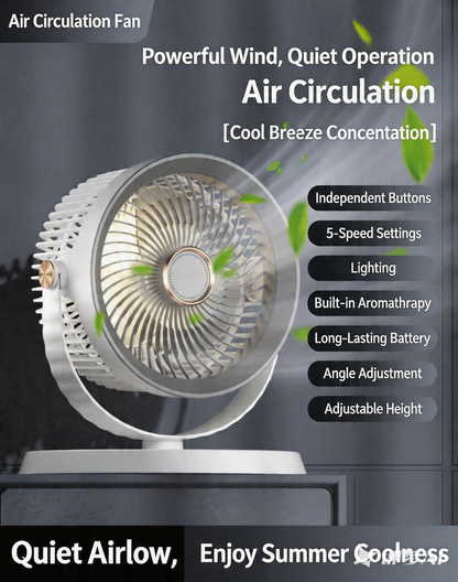 Air Circulation Floor Standing Light Fan